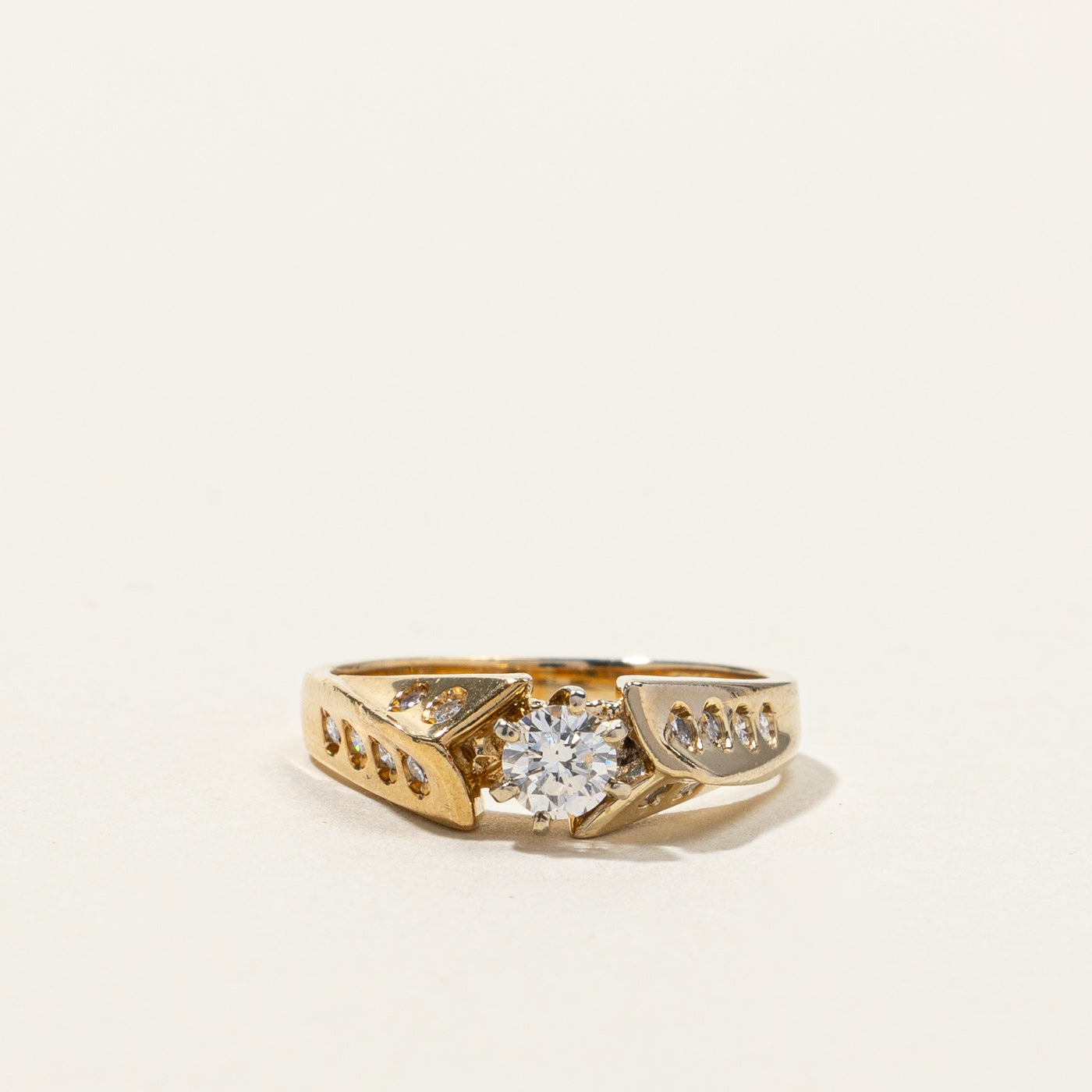 Diamond High Set Ring | 0.35ctw | SZ 4.5 |