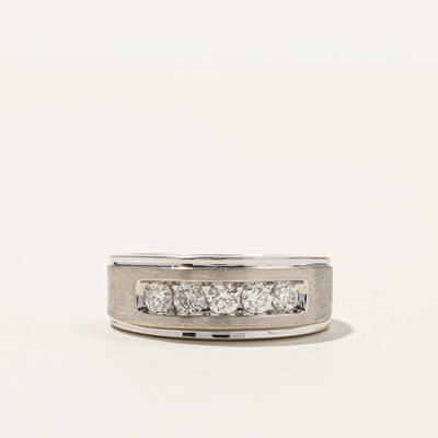 Channel Set Five Stone Diamond Band | 0.70ctw | SZ 7.5 |