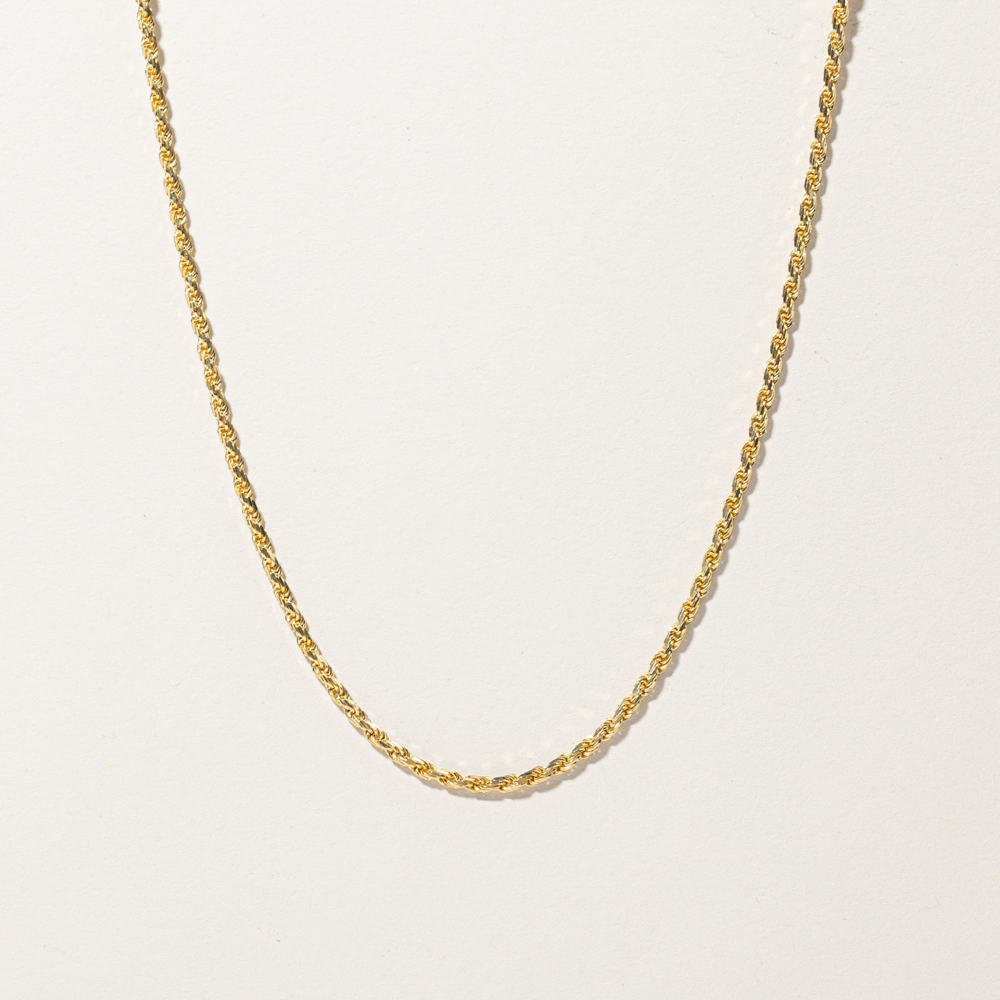 Gold Rope Chain |22"|