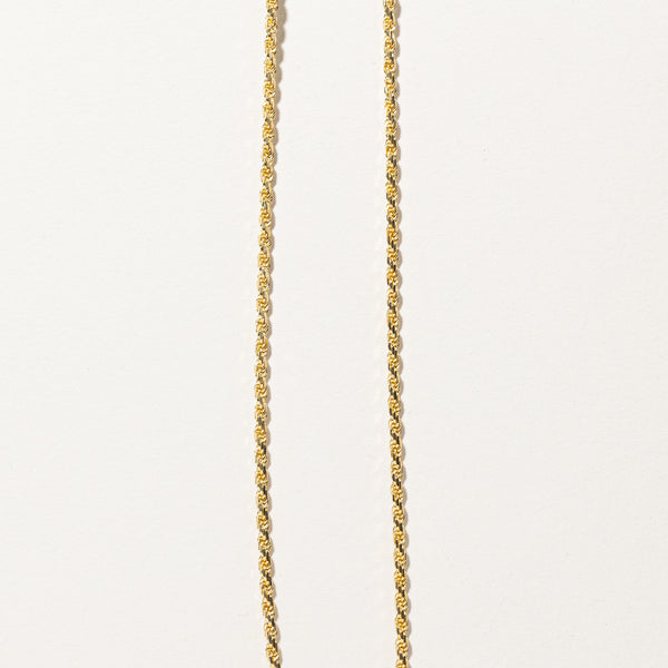 Gold Rope Chain |22