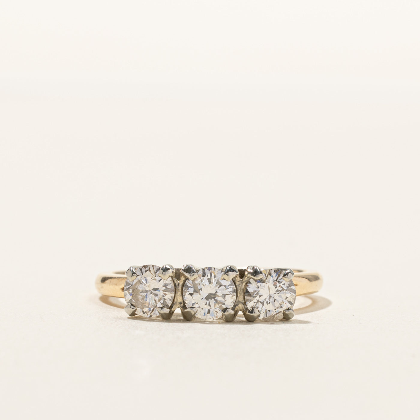 Three Stone Diamond Ring | 1.11ctw | SZ 7.75 |