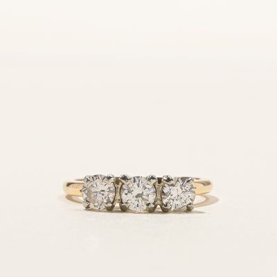 Three Stone Diamond Ring | 1.11ctw | SZ 7.75 |