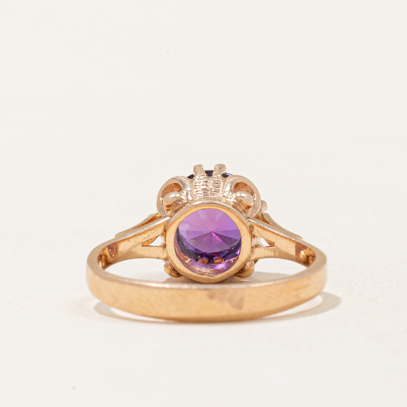 Synthetic Purple Sapphire Cocktail Ring | 2.40ct | SZ 6.75 |