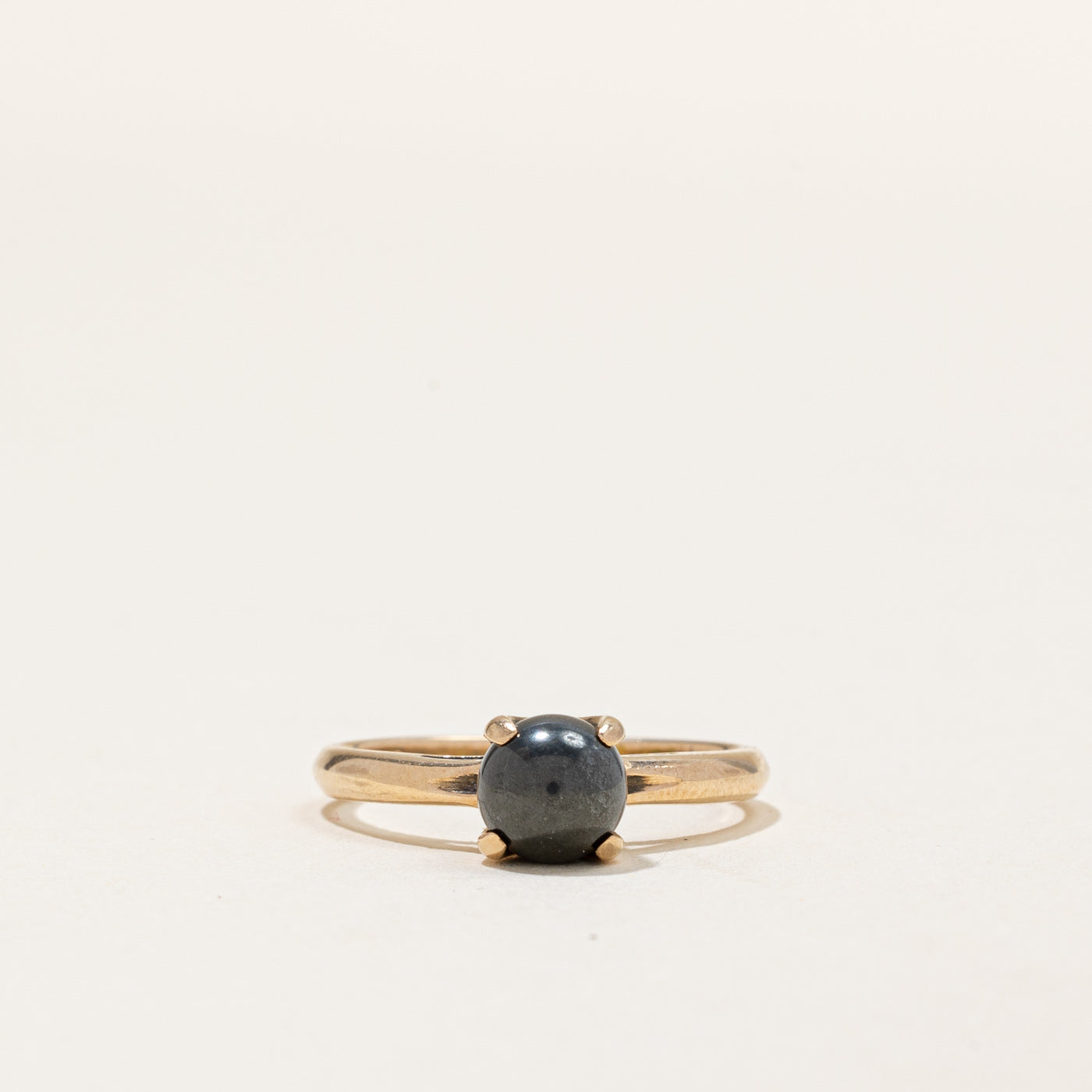 Hematite Ball Ring | 2.50ct | SZ 5 |