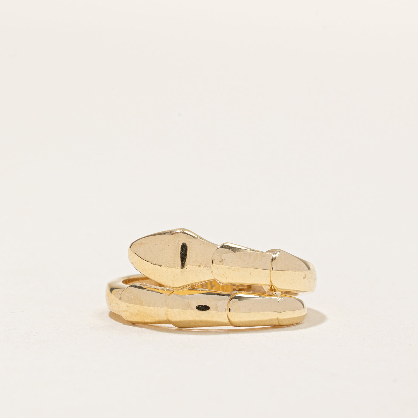 18k Yellow Gold Snake Ring | SZ 7 |