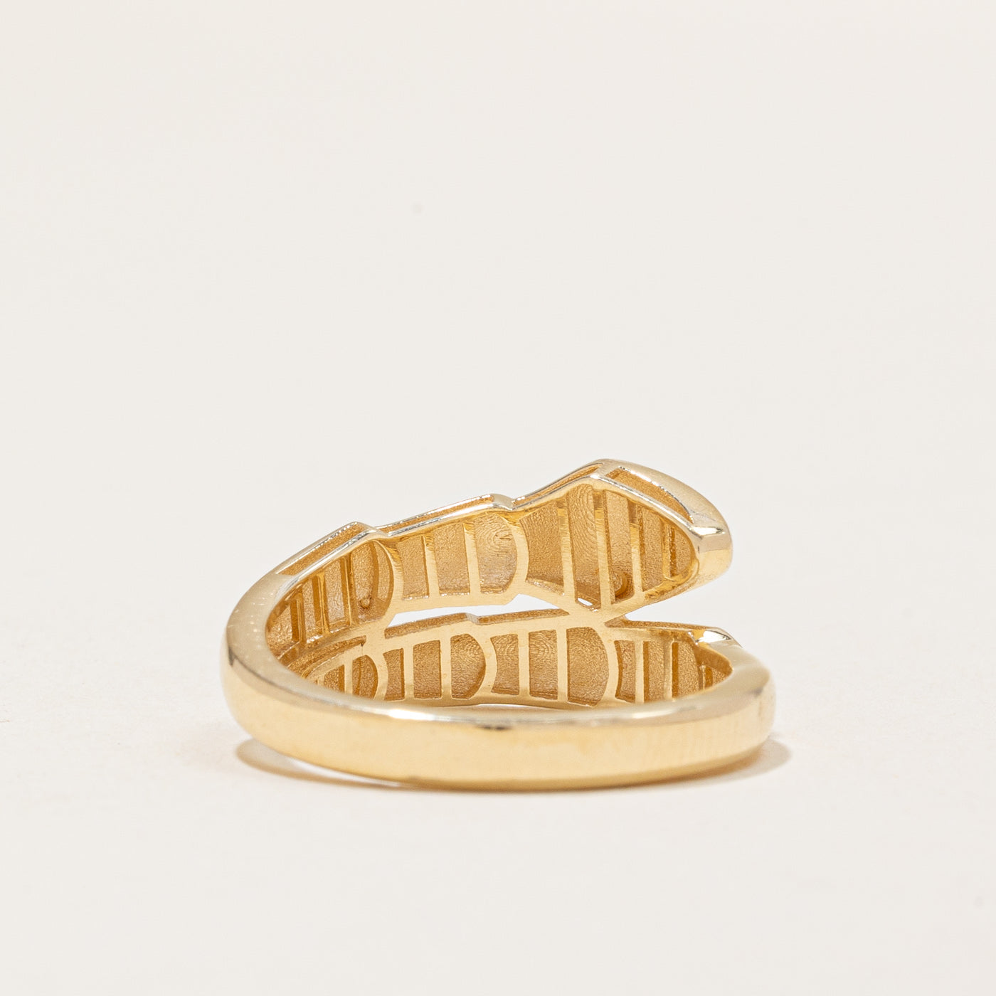 18k Yellow Gold Snake Ring | SZ 7 |