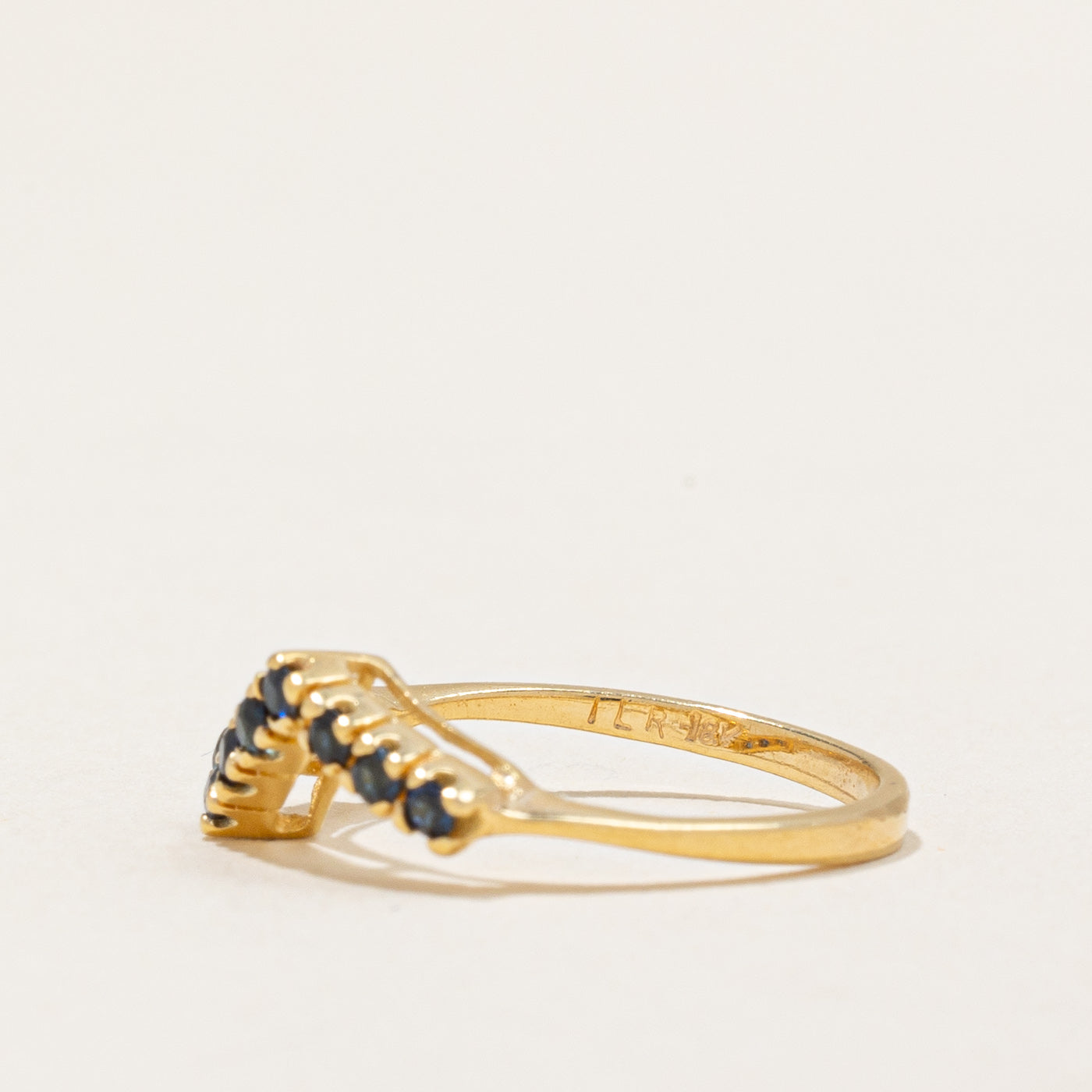 Sapphire Zig Zag Ring | 0.25ctw | SZ 4.25 |