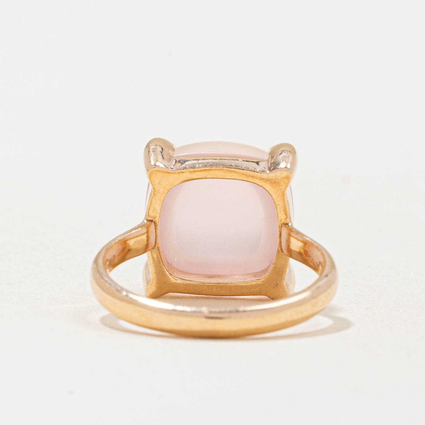 'Tiffany & Co' Paloma Picasso Sugar Stacks Collection Rose Quartz Ring | 8.50ct | SZ 6 |