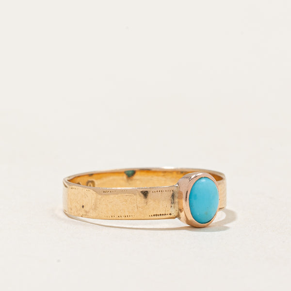 1938 Birmingham Turquoise Ring | 0.23ct | SZ 6.5 |