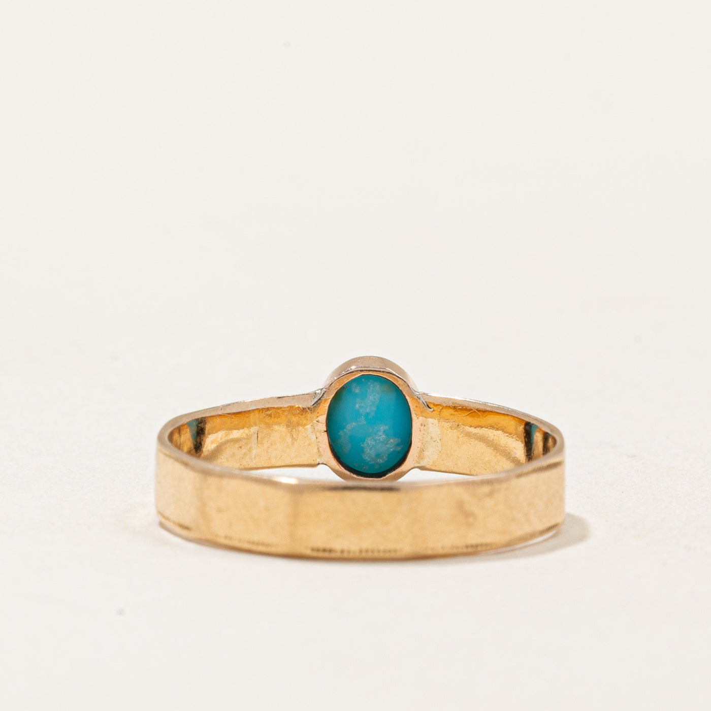 1938 Birmingham Turquoise Ring | 0.23ct | SZ 6.5 |