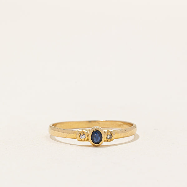 Sapphire & Diamond Ring | 0.06ct, 0.01ctw | SZ 8.25 |