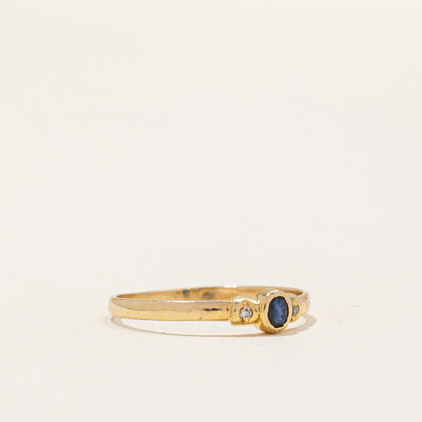 Sapphire & Diamond Ring | 0.06ct, 0.01ctw | SZ 8.25 |