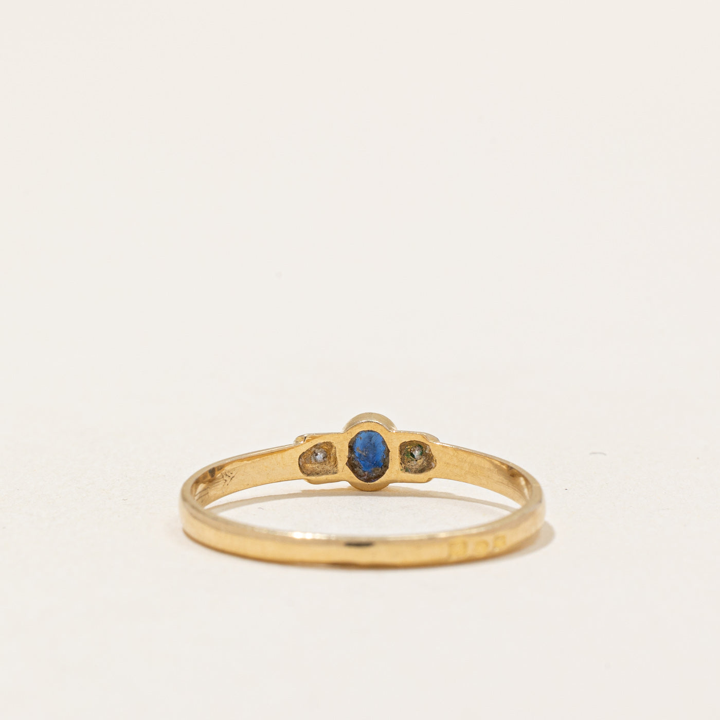 Sapphire & Diamond Ring | 0.06ct, 0.01ctw | SZ 8.25 |