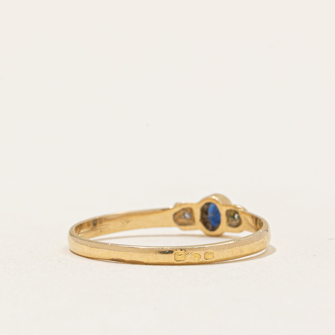 Sapphire & Diamond Ring | 0.06ct, 0.01ctw | SZ 8.25 |