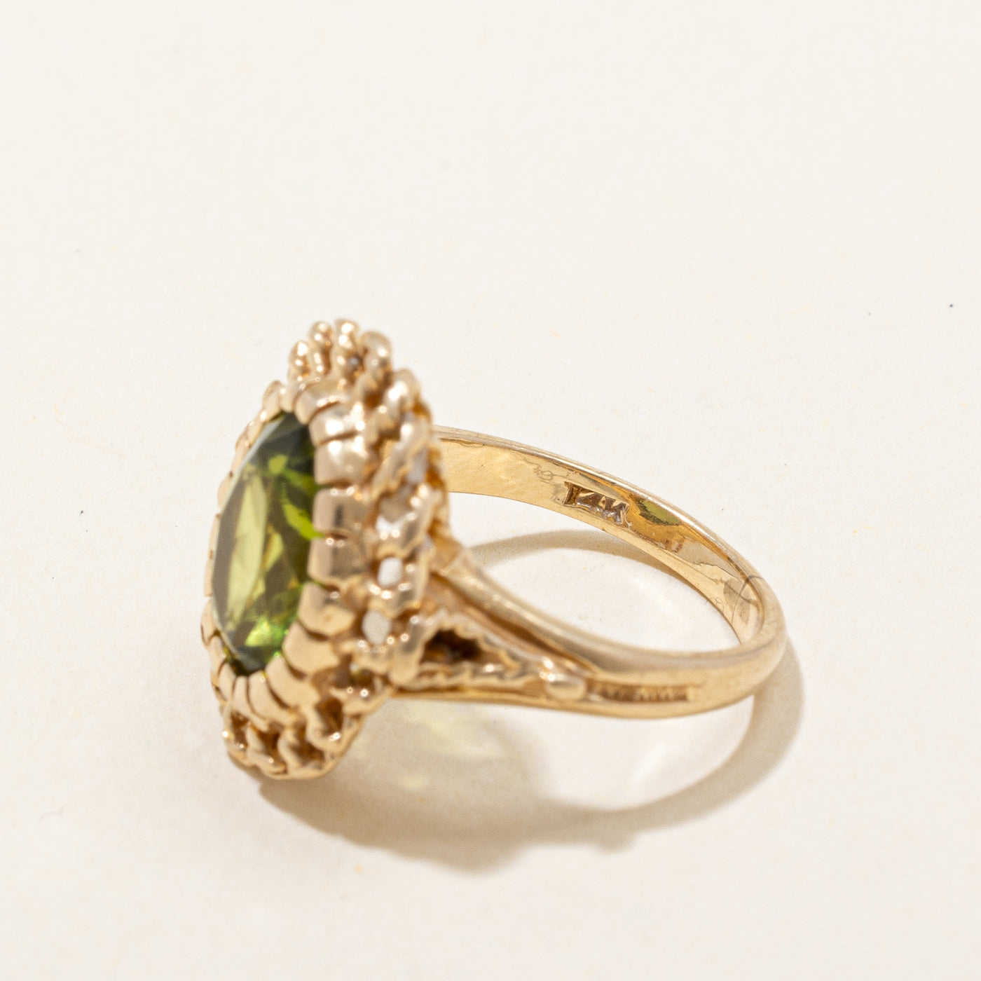 Peridot Cocktail Ring | 1.58ct | SZ 3 |