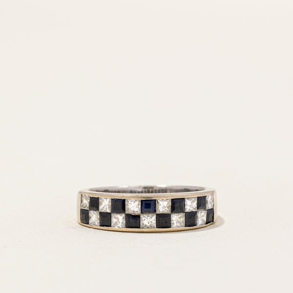 Diamond & Sapphire Ring | 0.32ctw, 0.30ctw | SZ 6 |