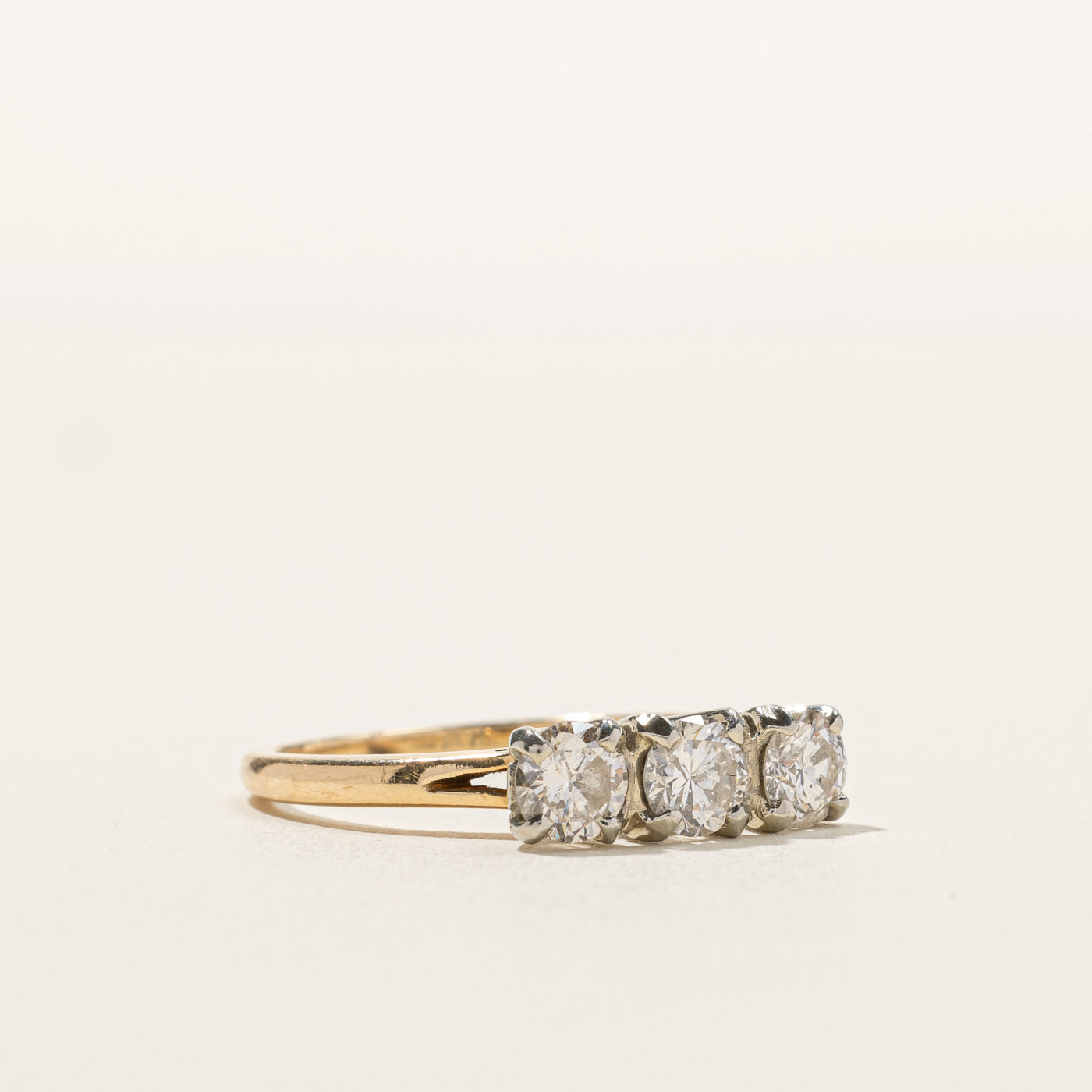 Three Stone Diamond Ring | 1.11ctw | SZ 7.75 |