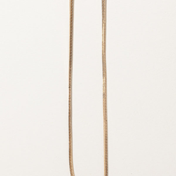 Gold Wheat Chain | 20