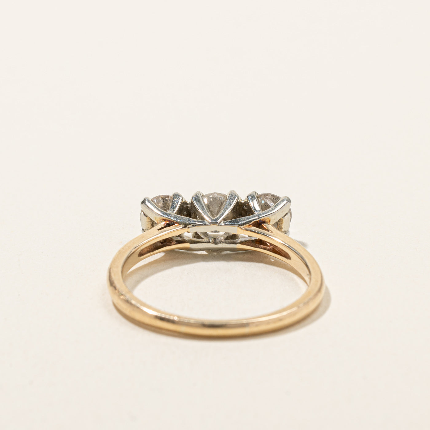 Three Stone Diamond Ring | 1.11ctw | SZ 7.75 |