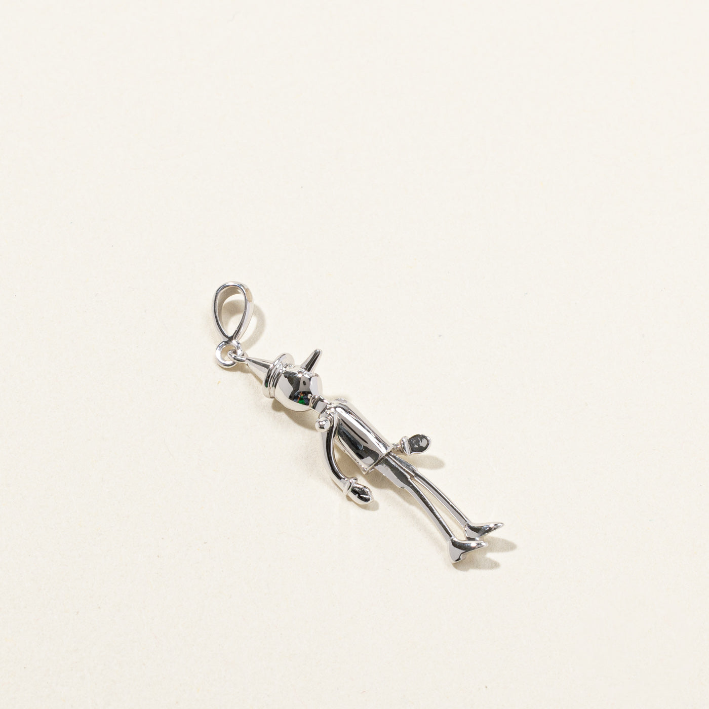 White Gold Pinocchio Pendant