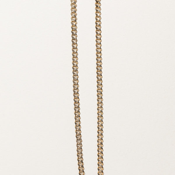 Gold Curb Link Chain | 22