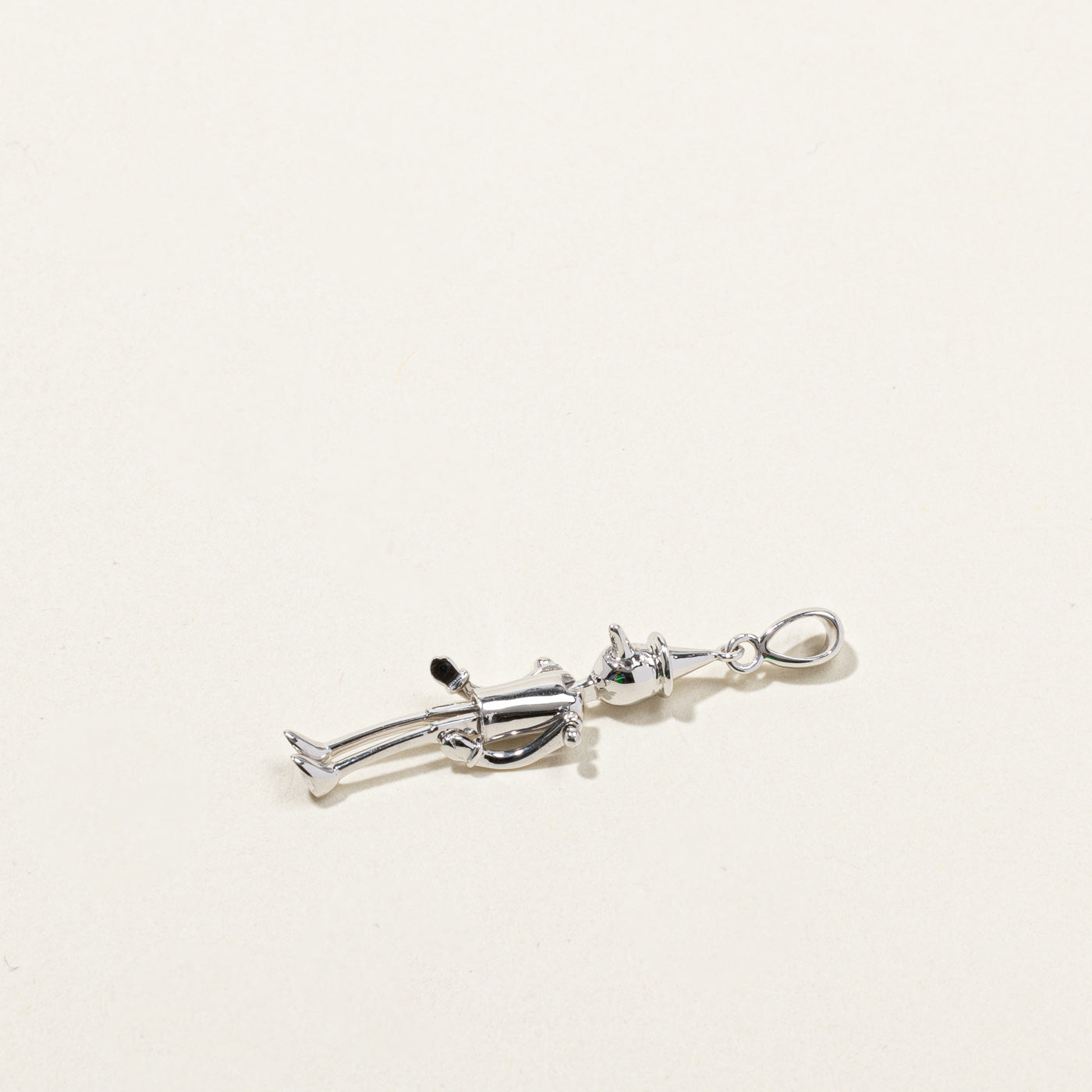 White Gold Pinocchio Pendant