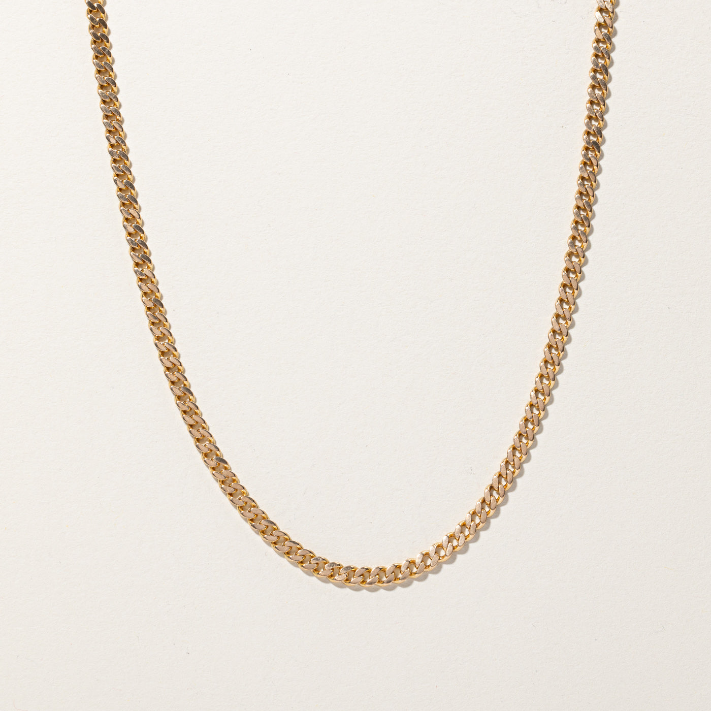 Gold Curb Link Chain | 28