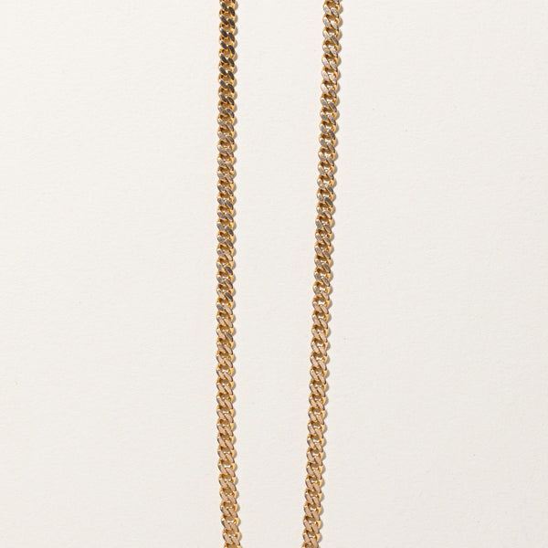 Gold Curb Link Chain | 28