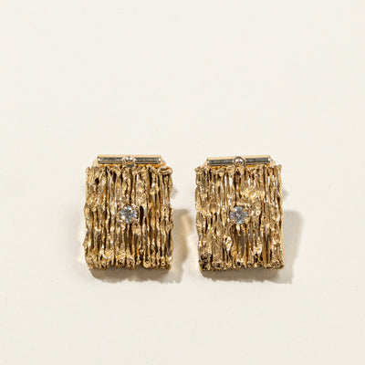 Textured Diamond Cufflinks | 0.44ctw |