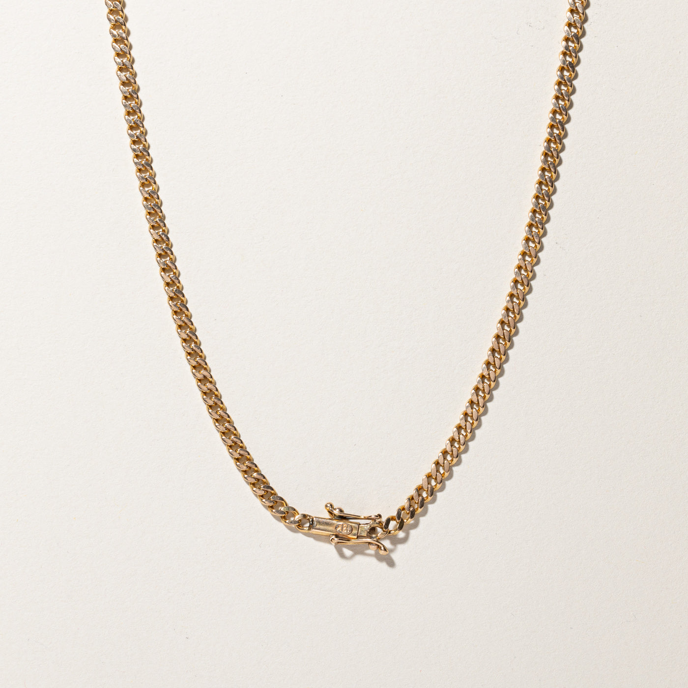 Gold Curb Link Chain | 28