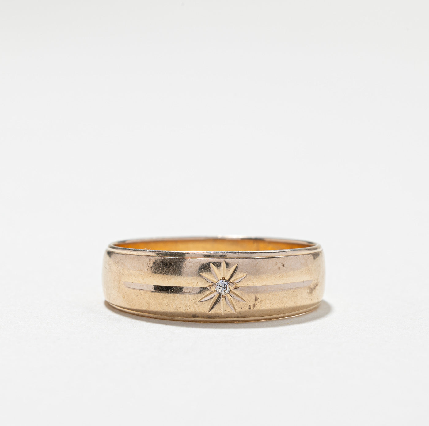 Starburst Diamond Band | 0.01ct | SZ 10 |