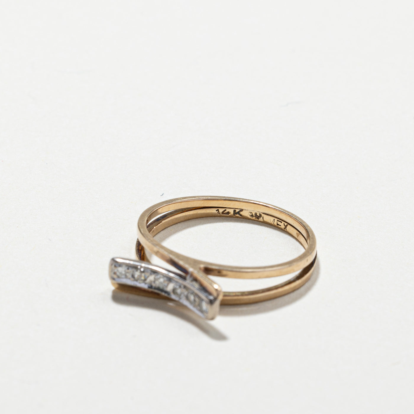 High Set Diamond Ring | 0.09ctw | SZ 5.75 |