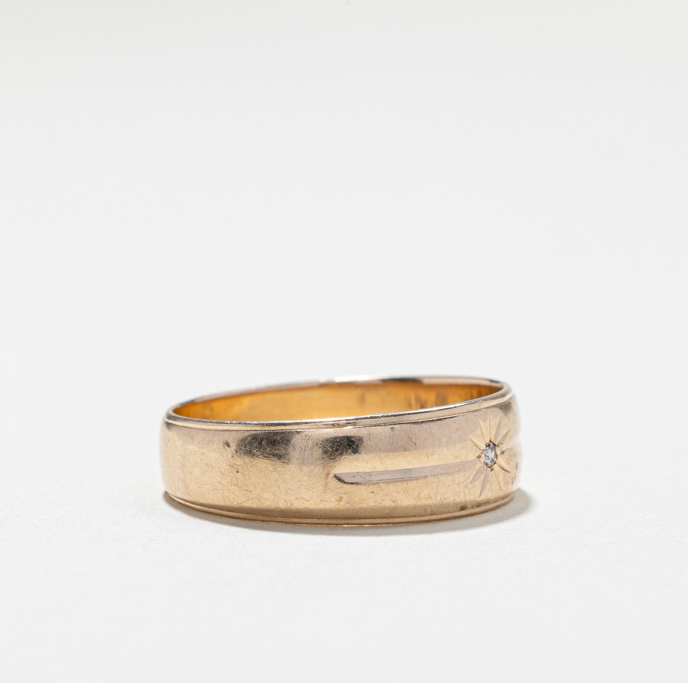 Starburst Diamond Band | 0.01ct | SZ 10 |