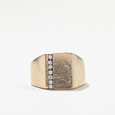 Channel Set Diamond Ring | 0.11ctw | SZ 8.75 |