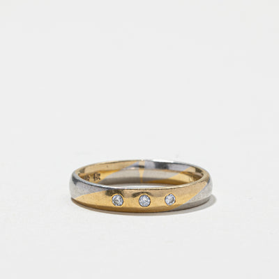 Flush Set Diamond Band | 0.03ctw | SZ 5.5 |