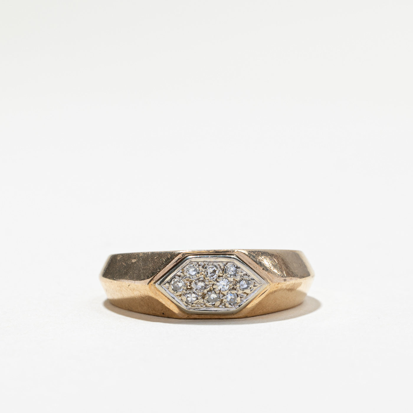 Cluster Set Diamond Ring | 0.10ctw | SZ 10.75 |