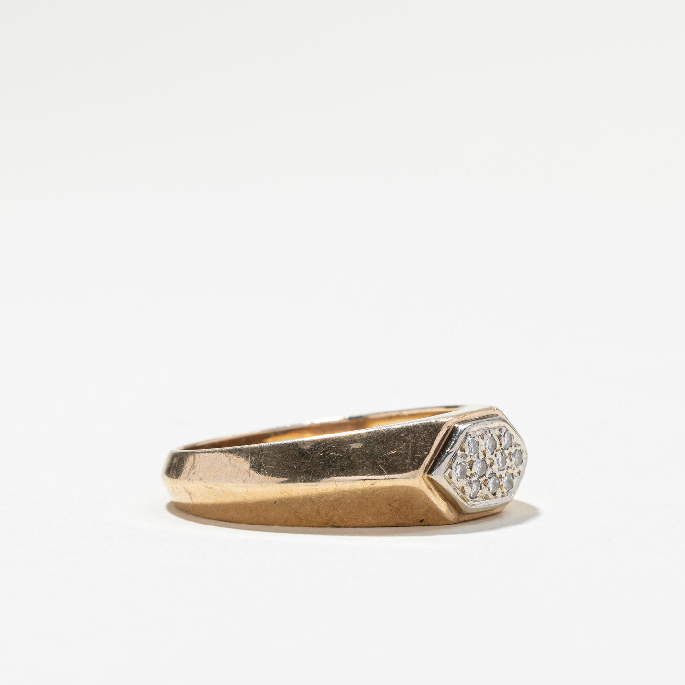 Cluster Set Diamond Ring | 0.10ctw | SZ 10.75 |