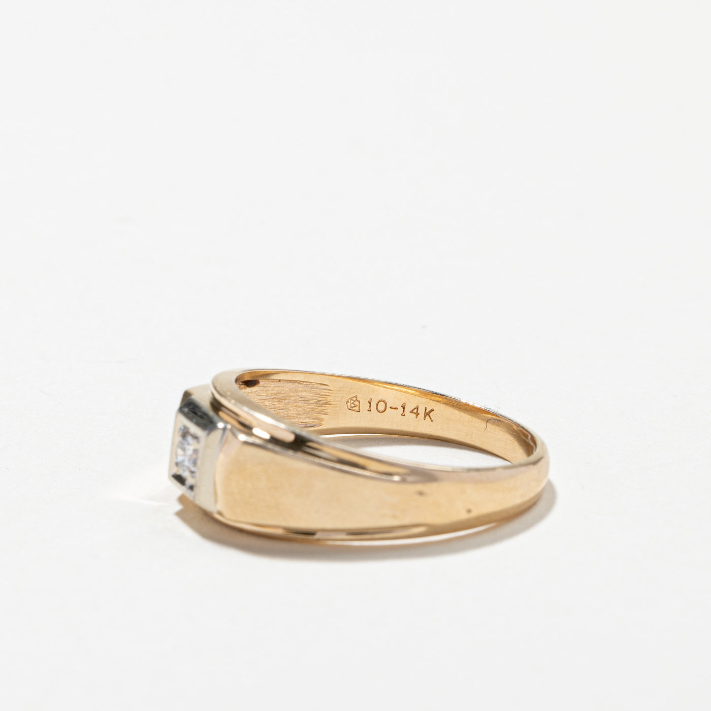 Solitaire Diamond Ring | 0.10ctw | SZ 9.25 |