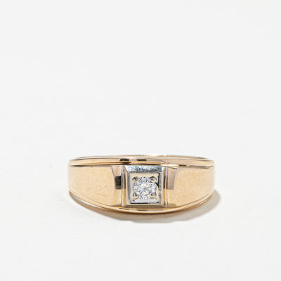Solitaire Diamond Ring | 0.10ctw | SZ 9.25 |