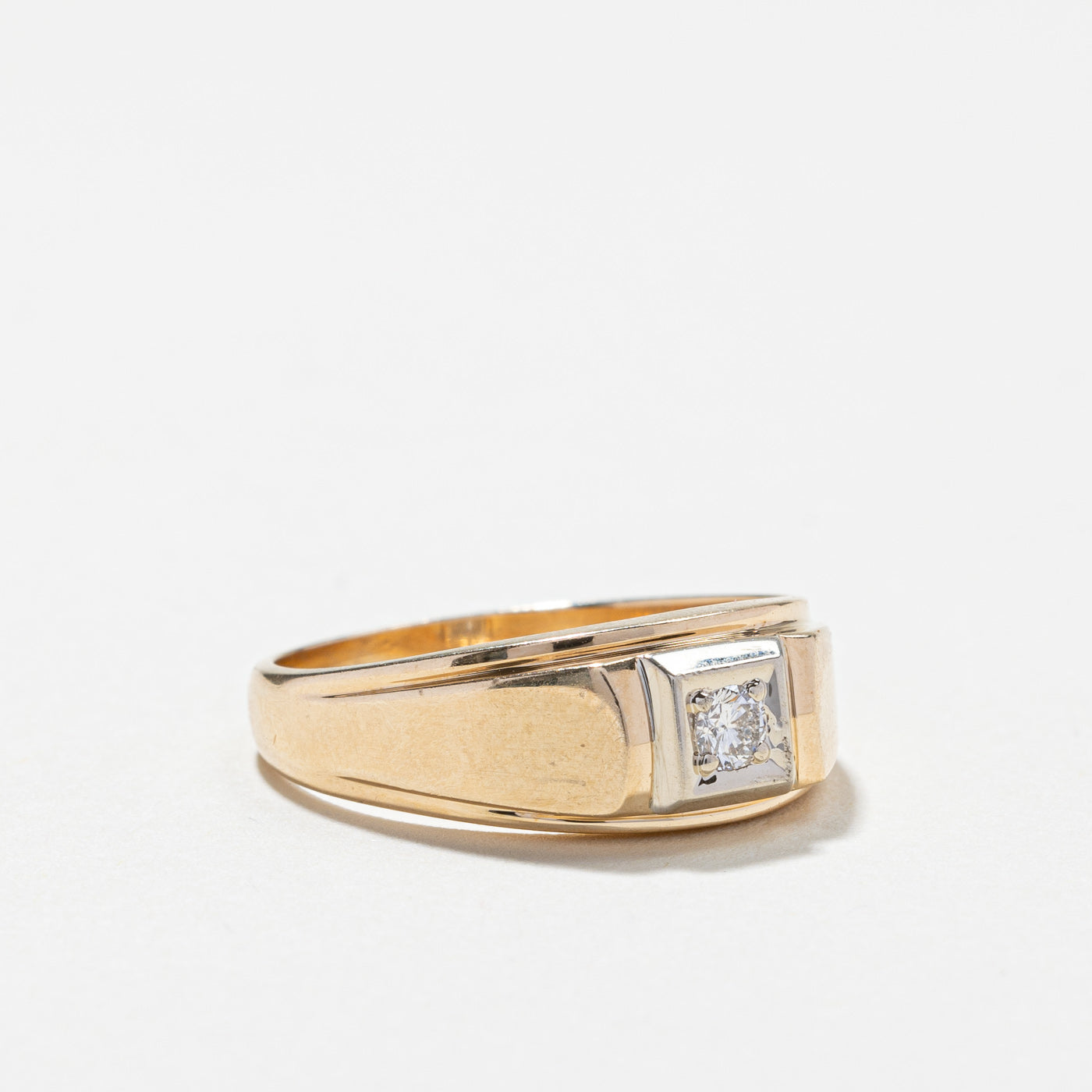 Solitaire Diamond Ring | 0.10ctw | SZ 9.25 |