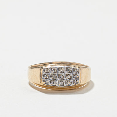 Cluster Set Diamond Ring | 0.15ctw | SZ 9.5 |