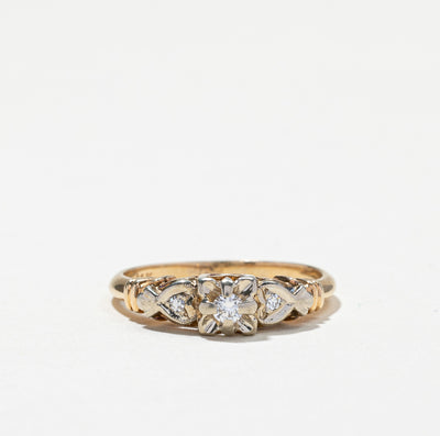 Three Stone Diamond Ring | 0.06ctw | SZ 7 |