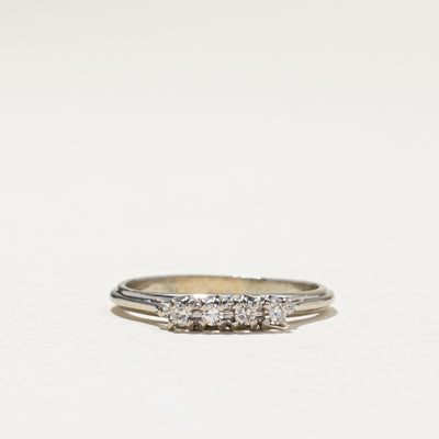 Four Stone Diamond Ring | 0.08ctw | SZ 6.25 |