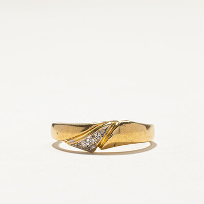 Diamond Gold Band | 0.04ctw | SZ 6.5 |