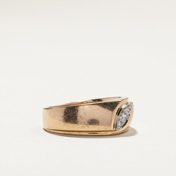 Diamond Solid Gold Band | 0.08ctw | SZ 8.75 |