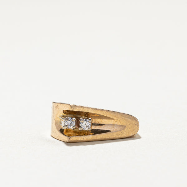 Two Stone Diamond Ring | 0.04ctw | SZ 2.75 |