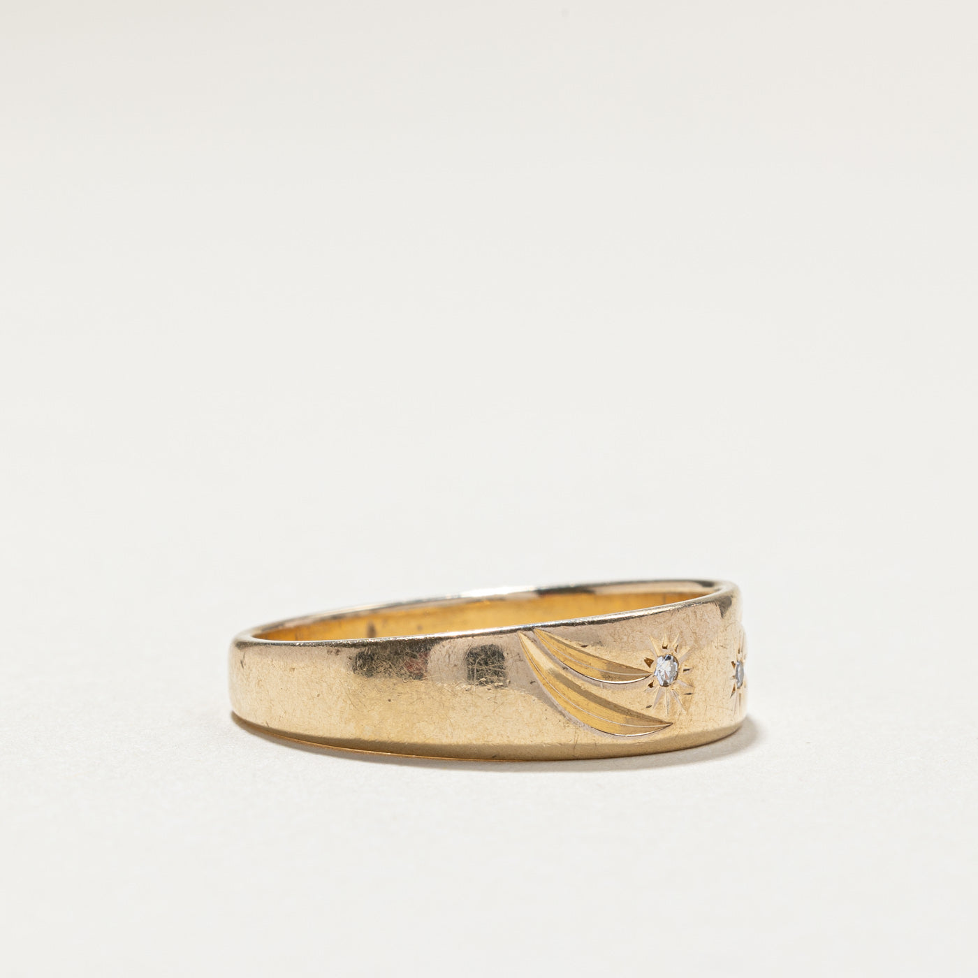 Bague en diamant Starburst | 0,02 ct | Taille 12 | 