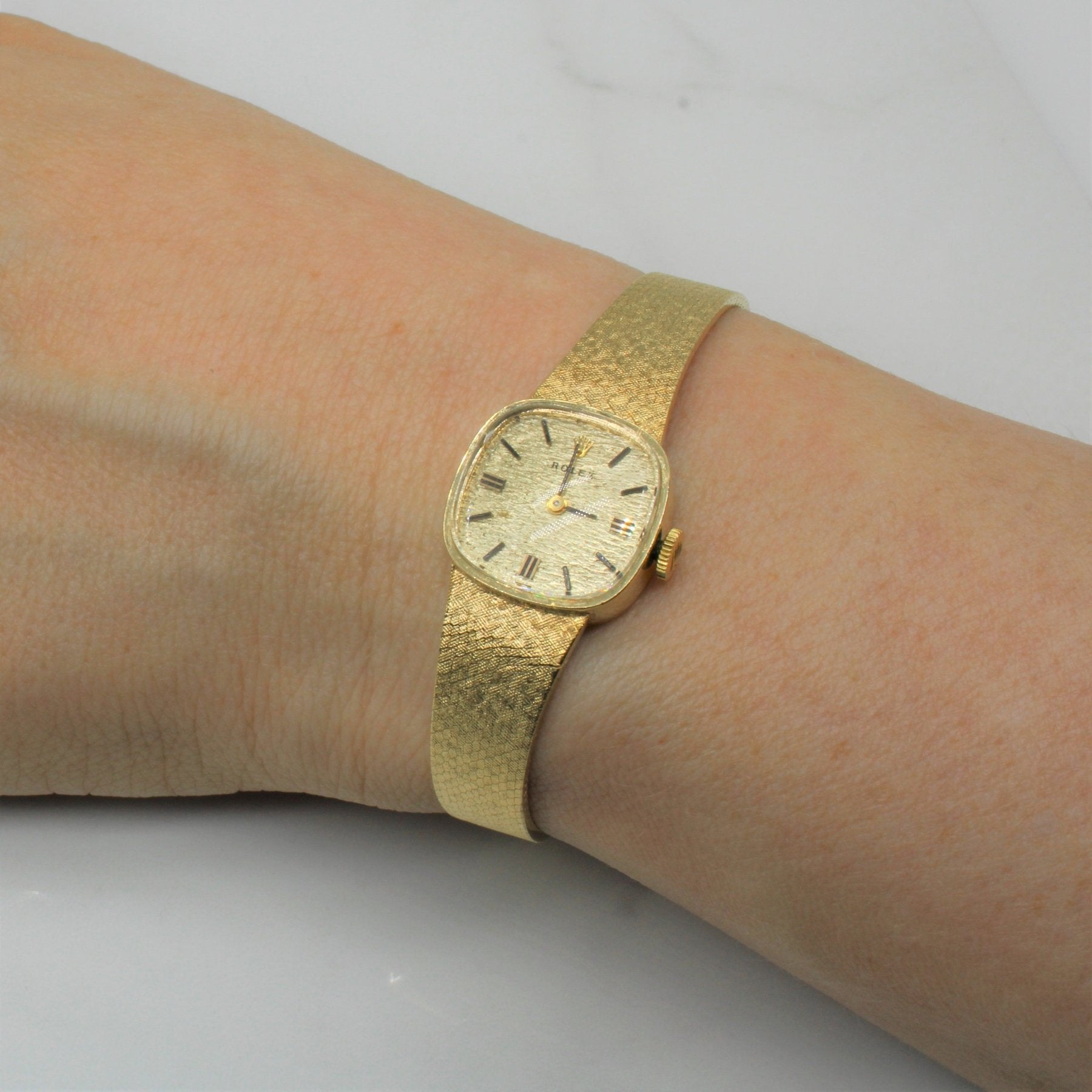 'Rolex' 1960s Solid Gold Watch | 5