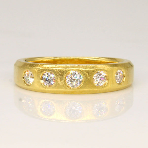 'Scott Kay' Bezel Set Diamond Ring | 0.28ctw | SZ 5.25 |