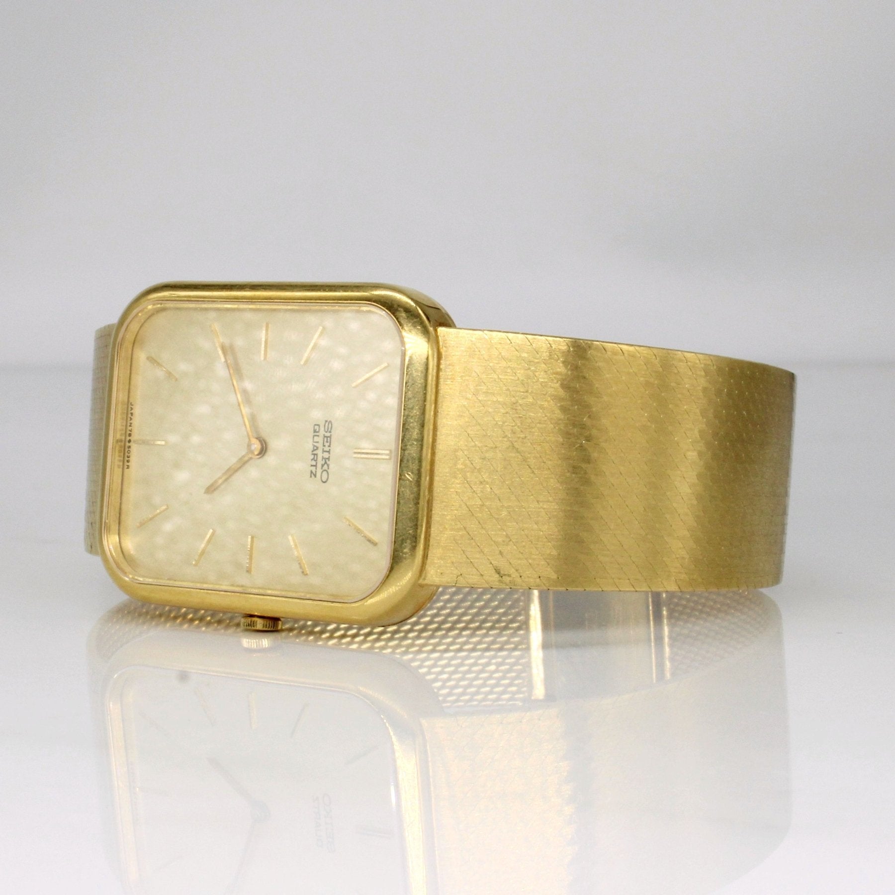 'Seiko' 18k Yellow Gold Watch | 7.75" | - 100 Ways